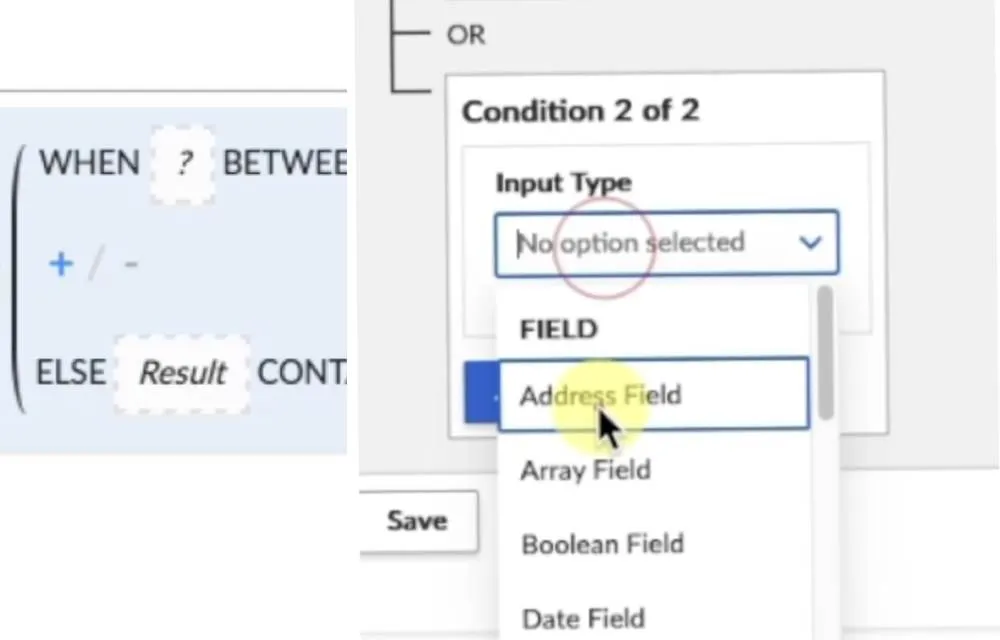 Rule Builder interface after the redesign